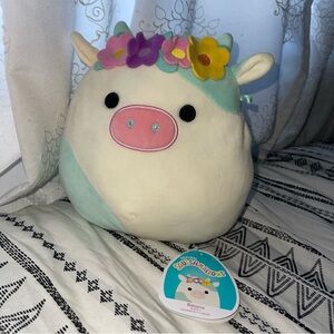 Squishmallows Belana the Cow 8" Stuffed Plush